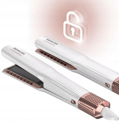 Piaster flokësh Sencor SHI 9100RS, pllaka qeramike, ekran LED, e bardhë