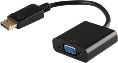 Kabllo Elmak Savio DisplayPort - DSub AV, e zezë