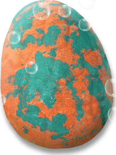 Bombë banjo Dino Bath Bomb Surprise, me lodër brenda, shumëngjyrëshe