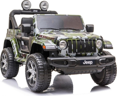 Veture elektrike për fëmijë Lean Cars Jeep Wrangler Rubicon DK-JWR555, me telekomandë, kamuflazh