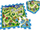 Puzzle për dysheme Track, 9 copa, jeshile edhe blu
