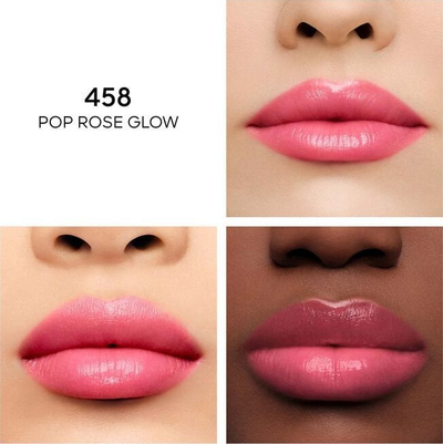 Balsam buzësh Guerlain KissKiss Bee Glow, 98% me origjinë natyrale, me mjaltë, transparent