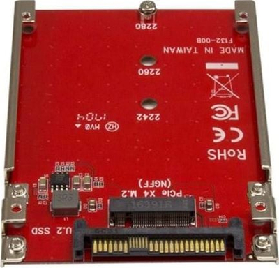 Adapter StarTech M.2 në U.2 SFF-8639, PCIe NVMe, 2.5\", i zi
