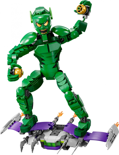 Set LEGO Marvel Green Goblin Figure 76284, figurë ndërtuese, 8+ vjeç, shumëngjyrëshe