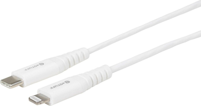 Кабел за полнење eSTUFF ES602101 Lightning, USB-C во Lightning, 1 m, бел