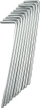 Kunxha për tendë Redcliffs, 18 cm, metal, set 10 copë, ngjyrë argjendi