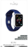Rrip smartwatch Puro Icon Strap, për Apple Watch 44mm, silikon, blu e errët