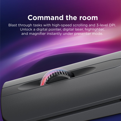 Maus Lenovo TP Presenter 4Y51T62792, pa tel, Bluetooth, gri i errët