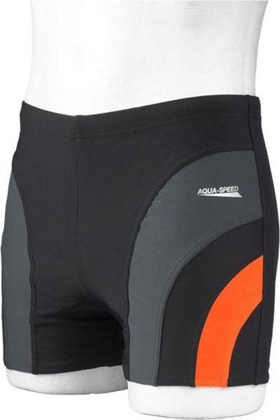 Mbathje noti për meshkuj Aqua-Speed, L, të zeza/portokalli/hirta