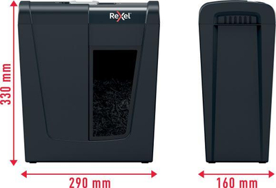 Makinë për grisje dokumentesh Rexel Secure S5 P-2, 10L, për shpi dhe zyrë