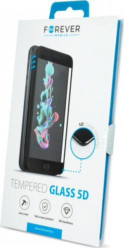 Xham mbrojtës Forever 5D për Samsung Galaxy A41, 0.3mm, fortësi 9H, me kornizë të zezë