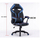 Karrige gaming Topeshop Drift, rrotulluese, me jastëkë ergonomikë, e kaltër