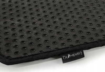 Tapet për tualetin e maces Diamentiq Rectangular, drejtkëndor, EVA antirrëshqitës, i zi