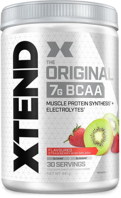 Suplement XTEND® Original BCAA Powder Blue Raspberry Ice, 444g