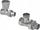 Valvul e drejtë radiatorësh ARCO TEIDE PLUS, lidhje 1/2" x 1/2", krom