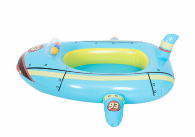 Varkë fryrëse për fëmijë SUNCLUB Airplane, PVC i qëndrueshëm, dizajn aeroplani, shumëngjyrëshe