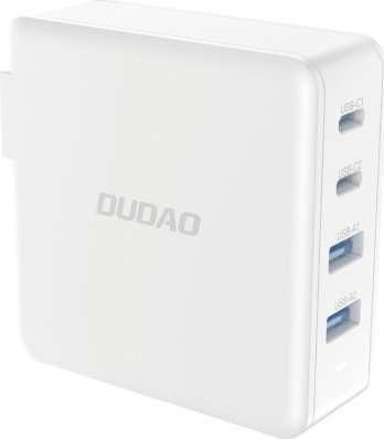 Karikues Dudao GaN, 100W A100EU, i bardhë