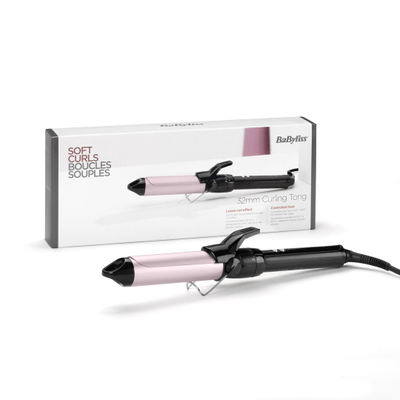 Kaçurrelose flokësh Babyliss Pro C332E, 32mm, profesionale, gri