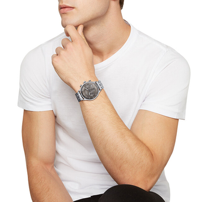 Orë për meshkuj BREIL Tribe Classy Chrono EW0498, e argjendtë