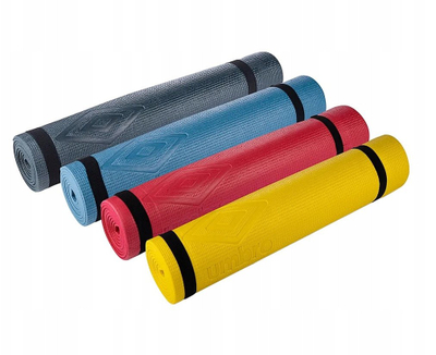 Tapet fitnesi Umbro Exercise Mat, 173x58x0.4 cm, antirrëshqitës, blu