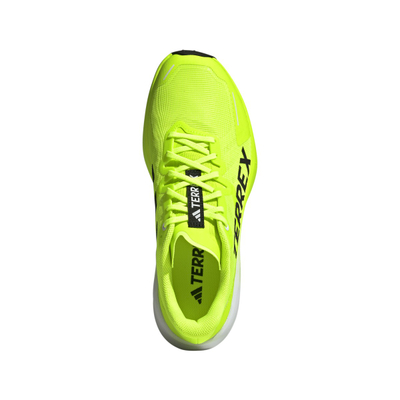 Atlete trail running Adidas Terrex Agravic 3 me taban Continental, amortizim Lightstrike, ngjyrë e verdhë neon