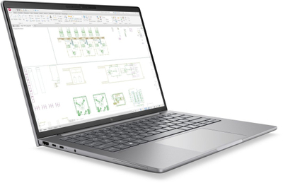Laptopi HP ZBook 8 G2i, Intel Core Ultra 7, 32GB, 1TB SSD, 14" WUXGA, i argjendtë