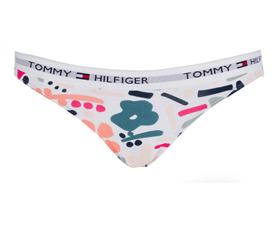 Bikini Tommy Hilfiger Abstract Flow er Print UW0UW00928-614, shumëngjyrëshe, S