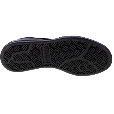 Atlete Diadora Mi Basket Low, lëkurë natyrale, për burra, të zeza