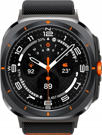 Rrip ore Spigen Lite Fit për Samsung Galaxy Watch Ultra, material fleksibël, i zi