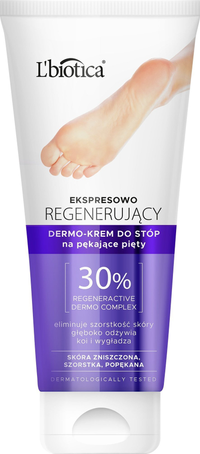 Krem për thembra L Biotica Express Regenerating, dermo krem rigjenerues, 100ml