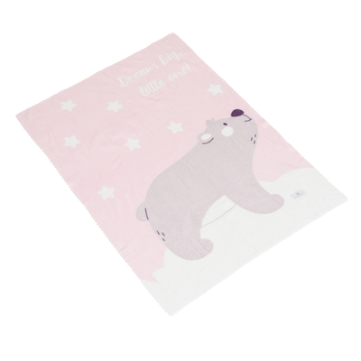 Batanije për foshnje Cangaroo Dreamy bear, rozë