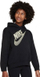 Bluzë me kapuç Nike Sportswear Junior, fleece, oversize, e zezë