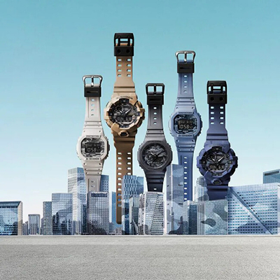 Orë dore për meshkuj Casio G-Shock GA700CA-2A, e kaltër