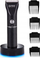 Makineri profesionale qethëse Professional Hair Clipper, teh qeramik dhe titanium, pa kabllo, e zezë