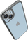 Kapak telefoni Spigen Optik Crystal për iPhone 14 Plus, transparent, gri krom
