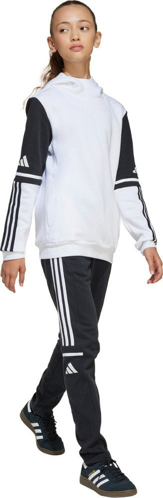 Bluzë me kapuç Adidas Squadra 25 Sweat Hoody Jr JD4807, për kalamaj, pambuk, blu