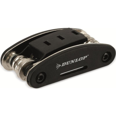 Set veglash biçiklete Dunlop Multi Tool, 15 funksione, me këllëf, ngjyrë e zezë