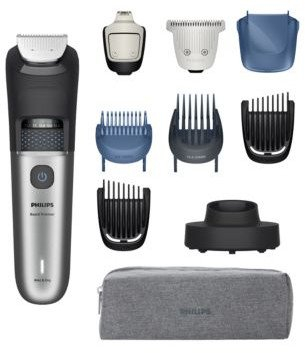 Trimmer për mjekër dhe flokë Philips BT7670/15, 40 gjatësia prerjeje, pa kabllo, gri