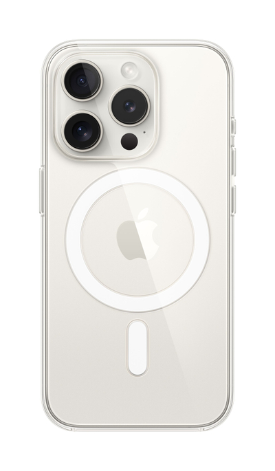 Маска Apple iPhone 15 Pro Clear Case со MagSafe