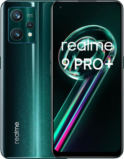 Celular me dy SIM Realme 9 Pro + 5G, 6.43", 8 GB RAM, 256 GB, i gjelbër