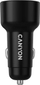 Полнач за автомобил Canyon OnDrive 60 PD, 60W, 2x USB C, црн