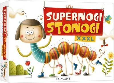 Lojë shoqërore Egmont Superlegs Centipedes XXXL, format i madh, për 5 6 lojtarë, shumëngjyrëshe