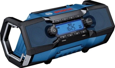 Radio kantieri Bosch GPB 18V-2 C 06014A3000, DAB+, Bluetooth, blu