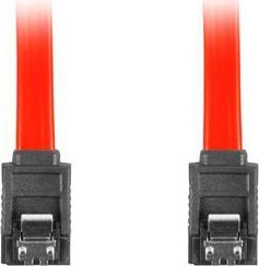Kabllo Lanberg, SATA II (M) - SATA II (M), 30cm, e kuqe