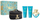 Set dhurate Versace Dylan Turquoise pour Femme, EDT 100ml, body lotion 100ml shower gel 100ml, me çantë