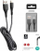 Kabllo kariku për telefon Jellico KDS-51, Micro USB 1m, 5A, gri e errët