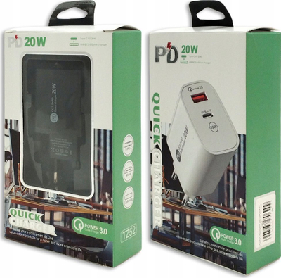 Karikues muri Diverse Verläge Denmen DC09T W, 2.4A, USB me kabllo Type C, i zi
