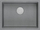 Lavaman kuzhine Quadron Logan 100, granit, nën banak, Silver Stone