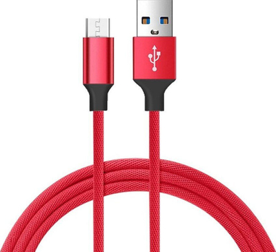 Kabllo USB në micro USB Vayox VA0004, 1.5m, Quick Charge 3.0, e kuqe