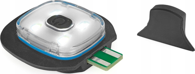 Dritë LED rezervë për kapelë dimri, 150 lumen, USB, e zezë
